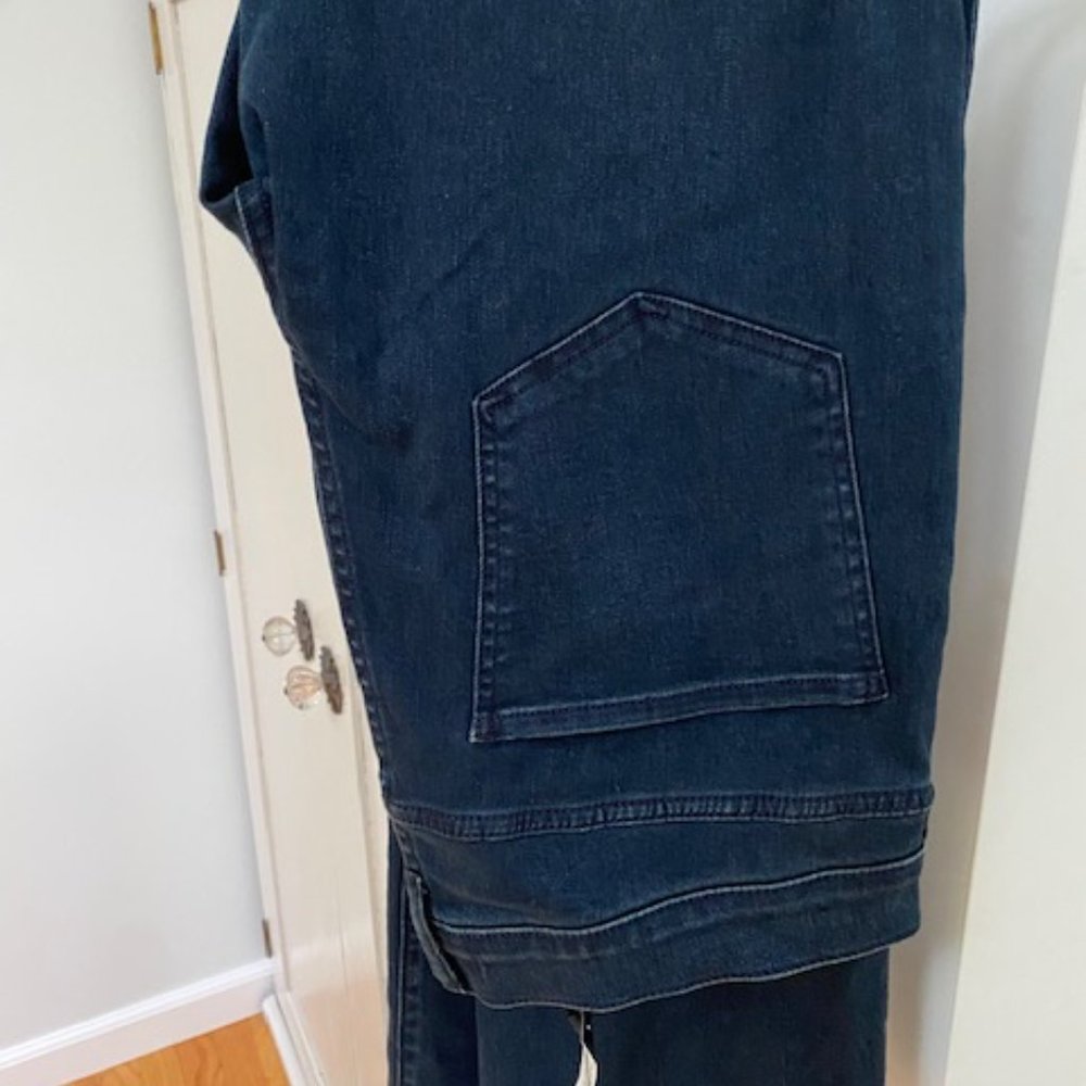 NWT Express Mid Rise Dark Wash Supersoft Bootcut Jeans Size 14